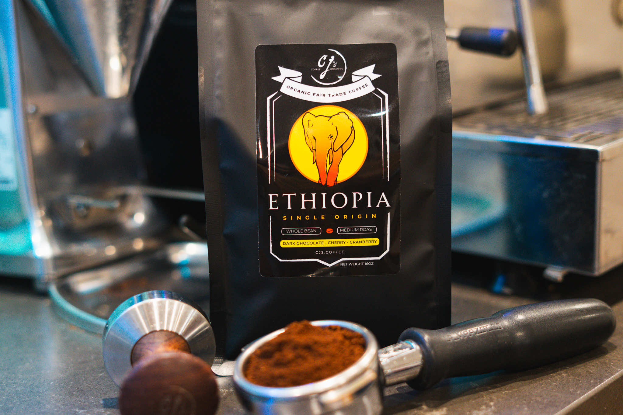 CJ's Roasters Whole Bean Single Origin Ethiopia – CJ's Coffee Roasters