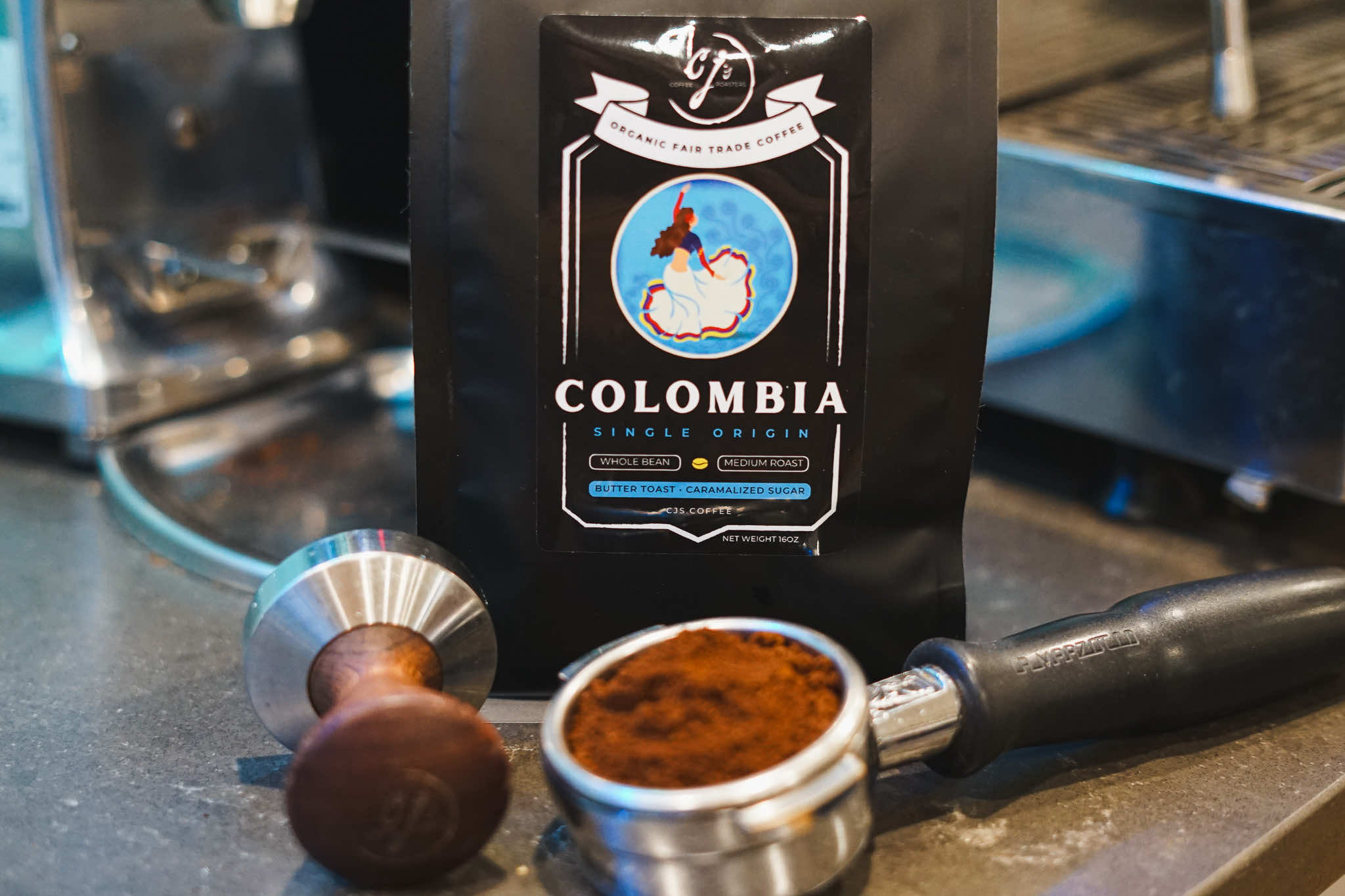 CJ's Roasters Colombia Single Origin Whole Bean – CJ's Coffee Roasters