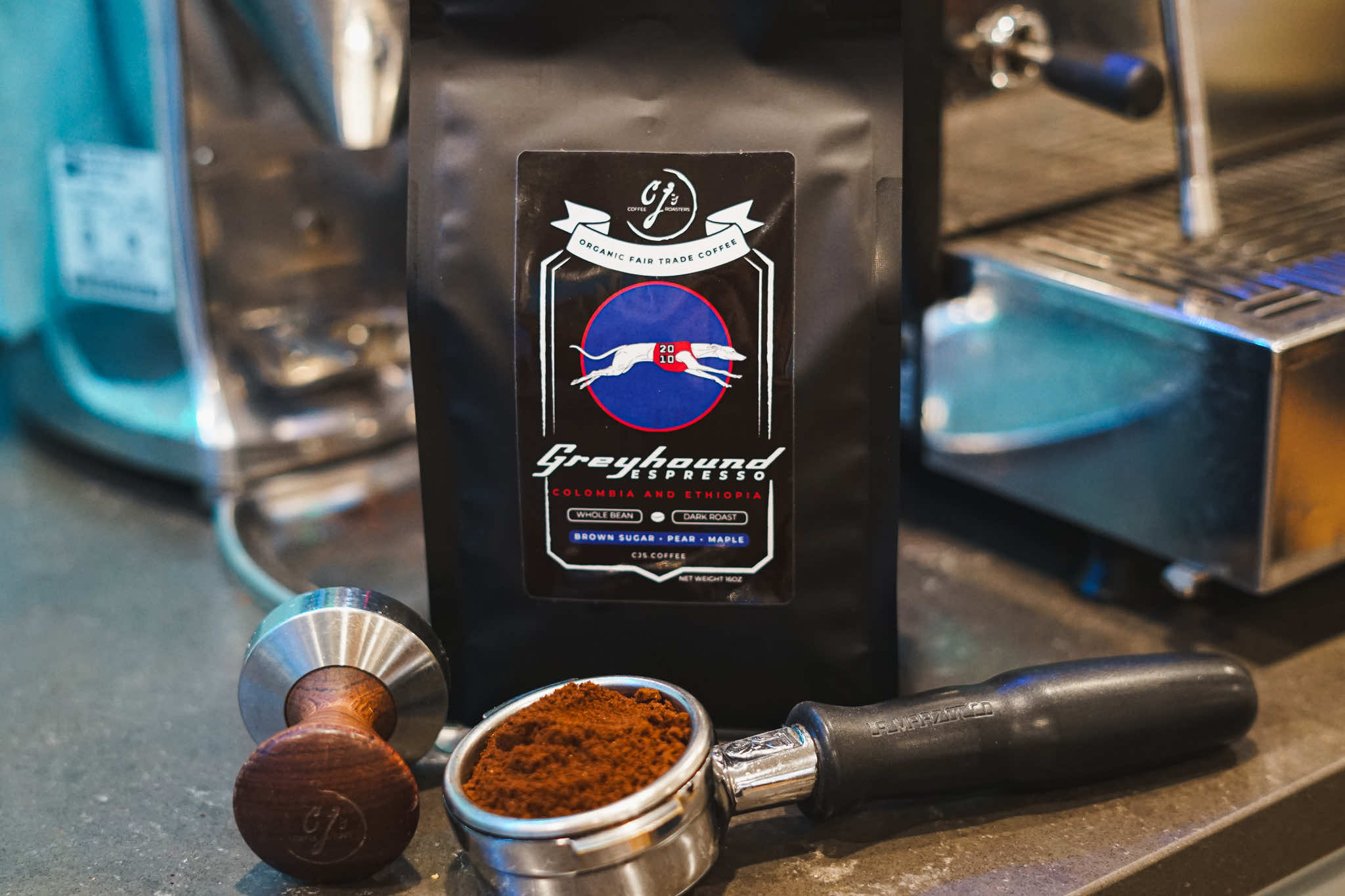 CJ's Roasters Greyhound Espresso Whole Bean